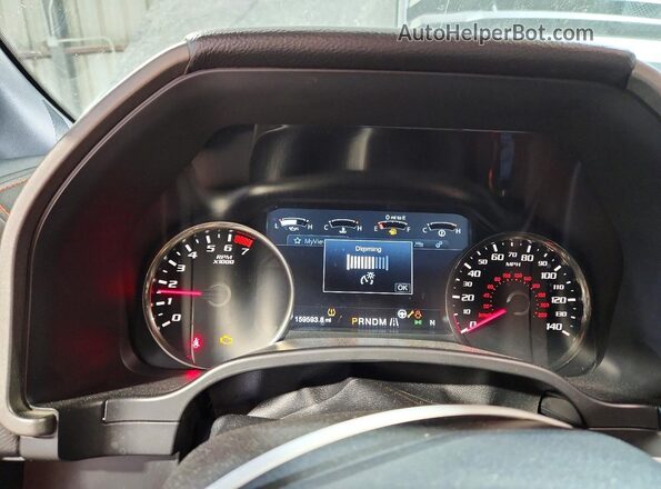 1FTFW1RG4JFD12514 2018 FORD F150 Black Instrument cluster view