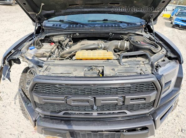 1FTFW1RG4JFD12514 2018 FORD F150 Black Rear interior view