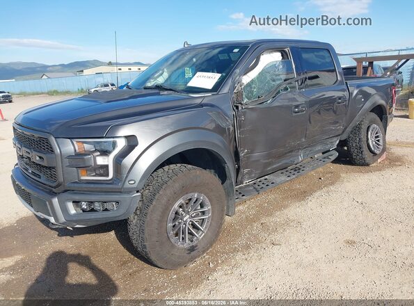 1FTFW1RG4KFA41777 2019 FORD F150 Серый Передняя левая четверть