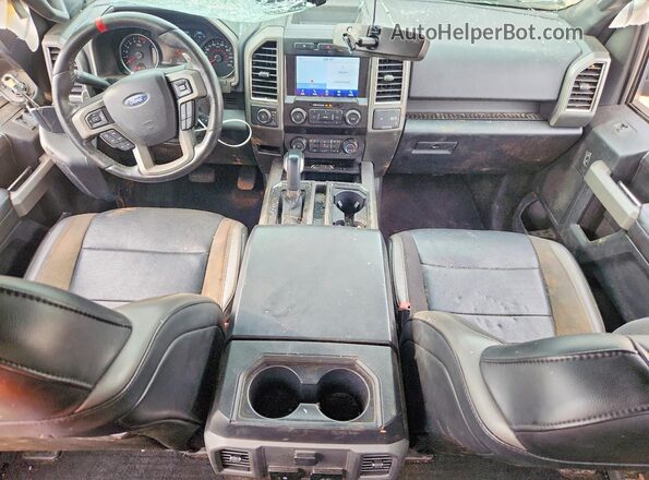 1FTFW1RG4LFA04892 2020 FORD F150 Gray Вид панелі приладів