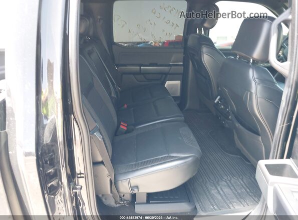 1FTFW1RG5NFB84676 2022 FORD F150 Black VIN კოდის სტიკერის ხედი