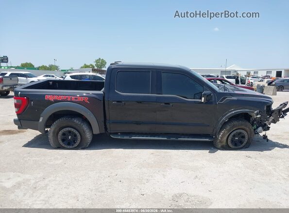 1FTFW1RG5NFB84676 2022 FORD F150 Black უკანა სალონის ხედი