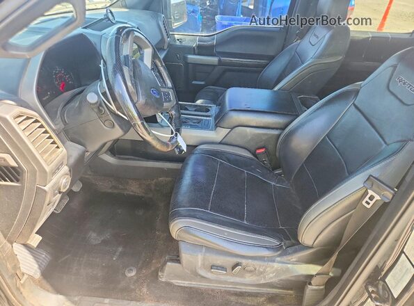 1FTFW1RG6HFC65805 2017 FORD F150 Черный Вид салона спереди
