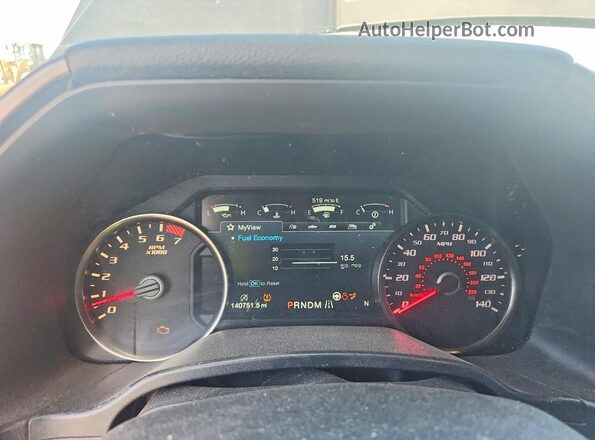1FTFW1RG6HFC65805 2017 FORD F150 Черный Вид щитка приборов