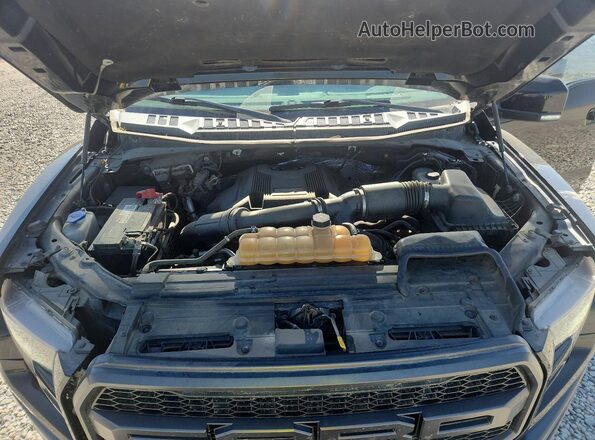 1FTFW1RG6HFC65805 2017 FORD F150 Черный Вид задней части салона