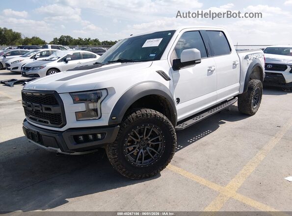 1FTFW1RG6JFB44181 2018 FORD F150 Белый Передняя левая четверть