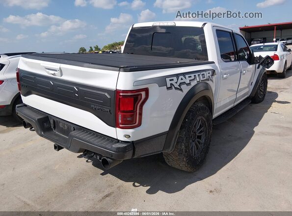 1FTFW1RG6JFB44181 2018 FORD F150 Белый Задняя правая четверть