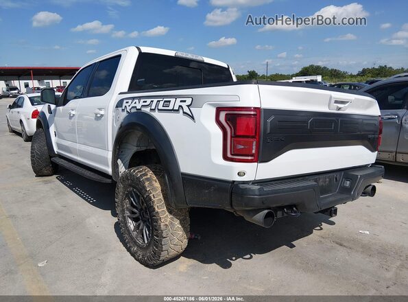 1FTFW1RG6JFB44181 2018 FORD F150 Белый Задняя левая четверть