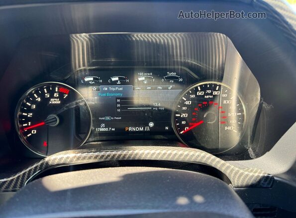1FTFW1RG6JFD78398 2018 FORD F150 Blue Widok deski rozdzielczej