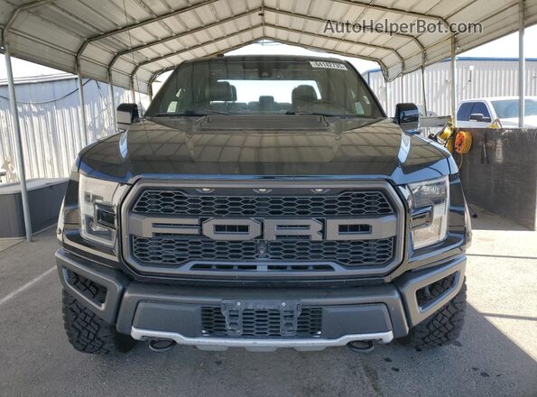 1FTFW1RG7HFA54158 2017 FORD F150 Black Front view