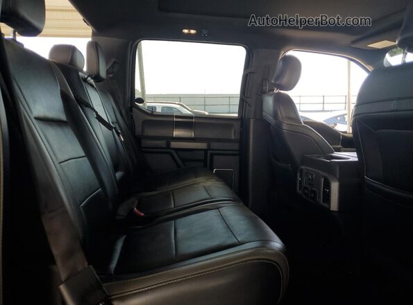 1FTFW1RG7HFA54158 2017 FORD F150 Black Rear seats view
