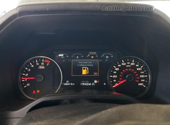 1FTFW1RG7HFA54158 2017 FORD F150 Black Instrument cluster view