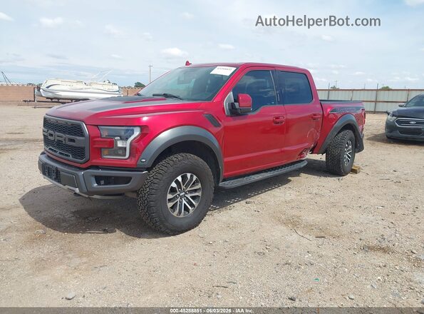 1FTFW1RG7KFA60808 2019 FORD F150 Red წინა მარცხენა ხედი სამი მეოთხედიდან