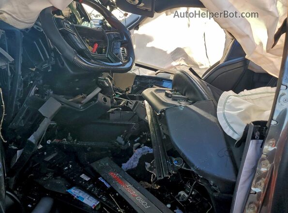1FTFW1RG7KFC16524 2019 FORD F150 Gray წინა სალონის ხედი