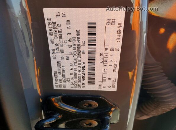 1FTFW1RG8JFD12757 2018 FORD F150 Серый Вид подкапотного пространства