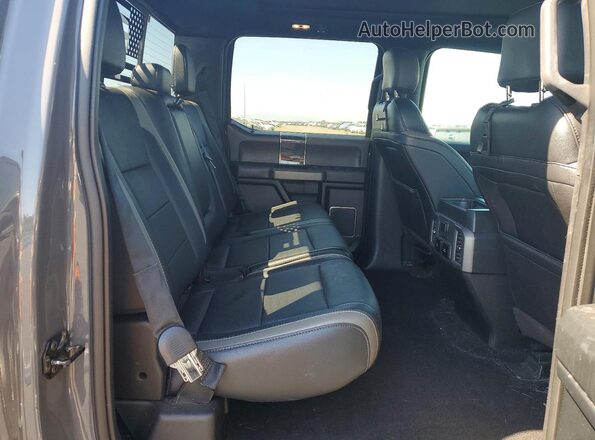 1FTFW1RG8JFD12757 2018 FORD F150 Серый Вид задних сидений