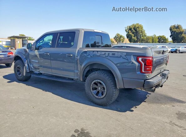 1FTFW1RG8JFD12757 2018 FORD F150 Серый Задняя левая четверть