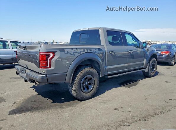 1FTFW1RG8JFD12757 2018 FORD F150 Серый Задняя правая четверть