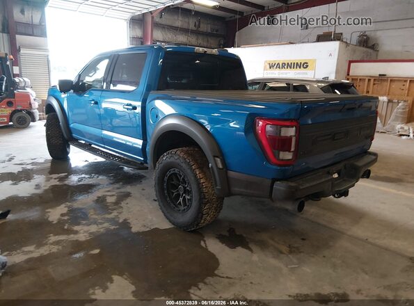 1FTFW1RG8MFC28121 2021 FORD F150 Blue Հետևի ձախ