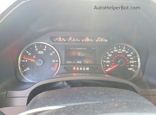 1FTFW1RG9KFD54727 2019 FORD F150 Blue Vista del cuadro de instrumentos