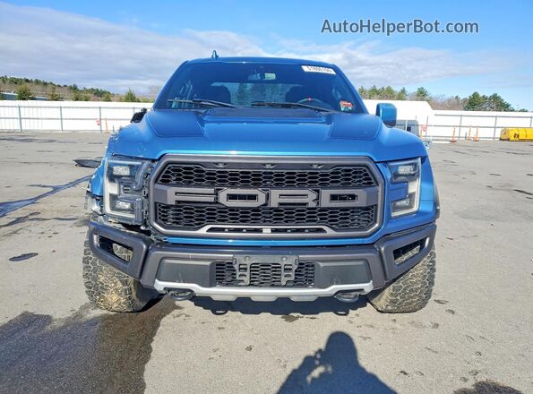 1FTFW1RG9KFD54727 2019 FORD F150 Blue Vista frontal