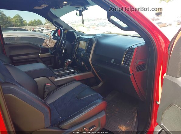 1FTFW1RG9LFC63278 2020 FORD F150 Red Front interior view