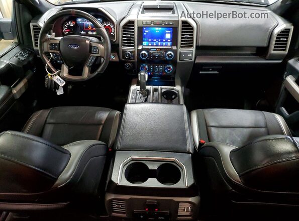 1FTFW1RG9LFC66830 2020 FORD F150 White Вид панелі приладів