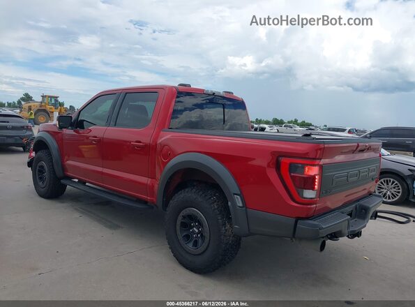 1FTFW1RG9NFA12246 2022 FORD F150 Burgundy Задня ліва чверть