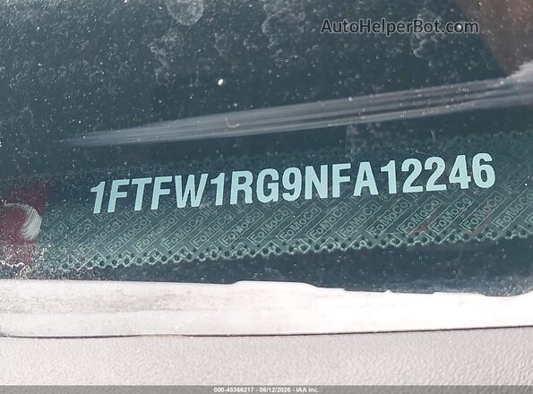 1FTFW1RG9NFA12246 2022 FORD F150 Burgundy 