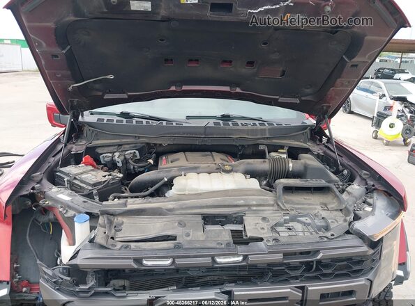 1FTFW1RG9NFA12246 2022 FORD F150 Burgundy Вид ззаду