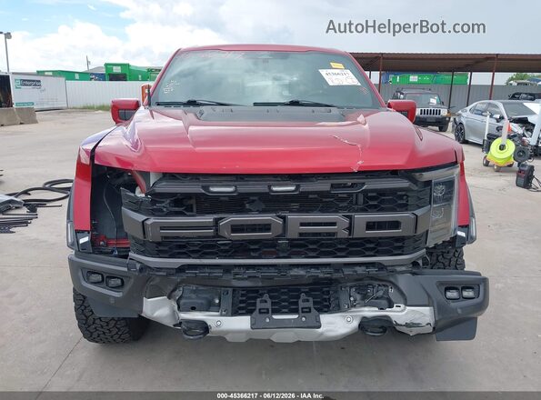 1FTFW1RG9NFA12246 2022 FORD F150 Burgundy Вид задньої частини салону