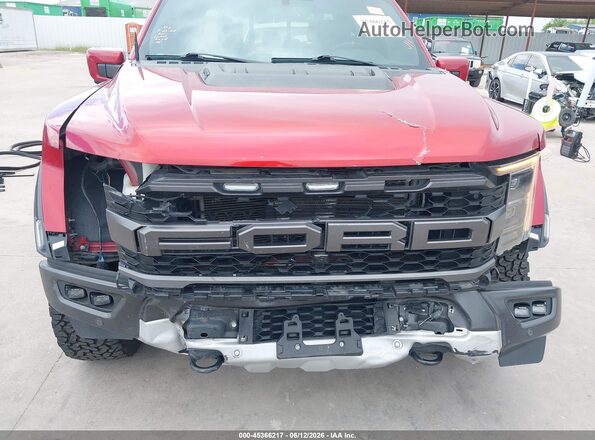 1FTFW1RG9NFA12246 2022 FORD F150 Burgundy Вид спереду
