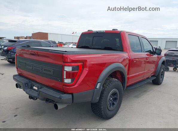1FTFW1RG9NFA12246 2022 FORD F150 Burgundy Задня права чверть