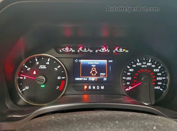 1FTFW1RGXHFB39897 2017 FORD F150 White Instrument cluster view