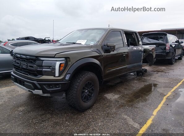 1FTFW1RGXRFB11826 2024 FORD F150 Dark Brown Передня ліва чверть