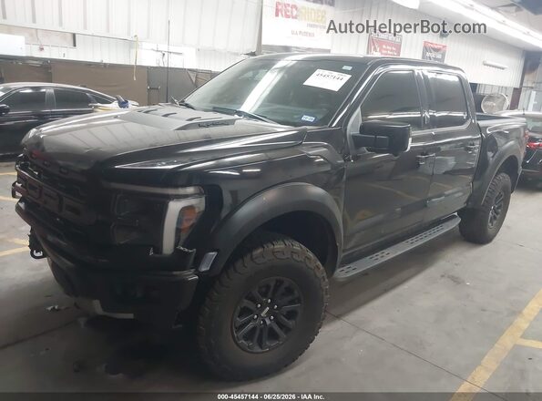 1FTFW1RGXRFB69581 2024 FORD F150 Черный Передняя левая четверть