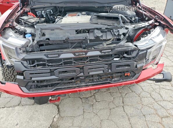 1FTFW1RJ4RFC19659 2024 FORD F150 Red Вид задньої частини салону