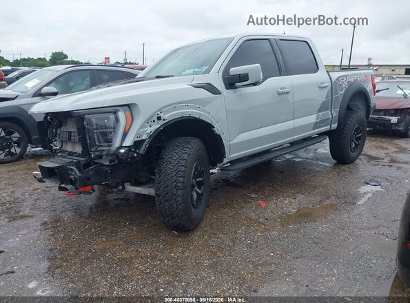 1FTFW1RJ6PFA98534 2023 FORD F150 Gray Vista tres cuartos delantera izquierda