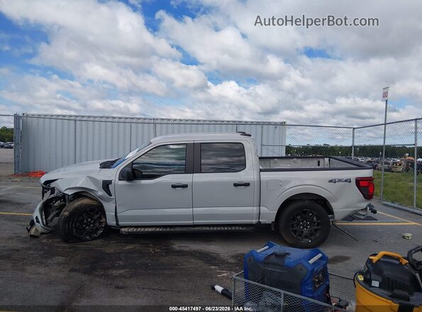 1FTFW2L50RKD79630 2024 FORD F150 White Widok wnętrza z tyłu