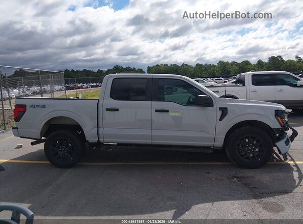 1FTFW2L50RKD79630 2024 FORD F150 White Widok zestawu wskaźników