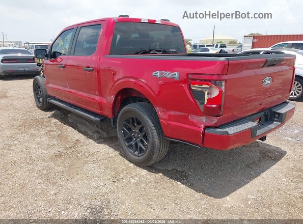 1FTFW2L51SKD07020 2025 FORD F150 Красный Задняя левая четверть