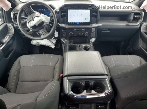 1FTFW2L53RKE90107 2024 FORD F150 Gray წინა პანელის ხედი