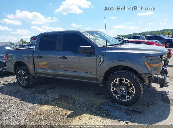1FTFW2L55RKD86962 2024 FORD F150 Gray Սարքավորումների վահանակի տեսք