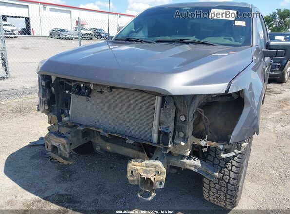 1FTFW2L55RKD86962 2024 FORD F150 Gray Դիմացի տեսք