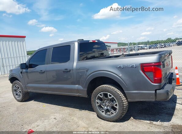 1FTFW2L55RKD86962 2024 FORD F150 Gray Սալոնի հետևի տեսք