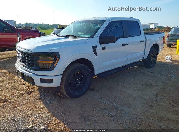 1FTFW2L5XRKD95897 2024 FORD F150 White წინა მარცხენა ხედი სამი მეოთხედიდან