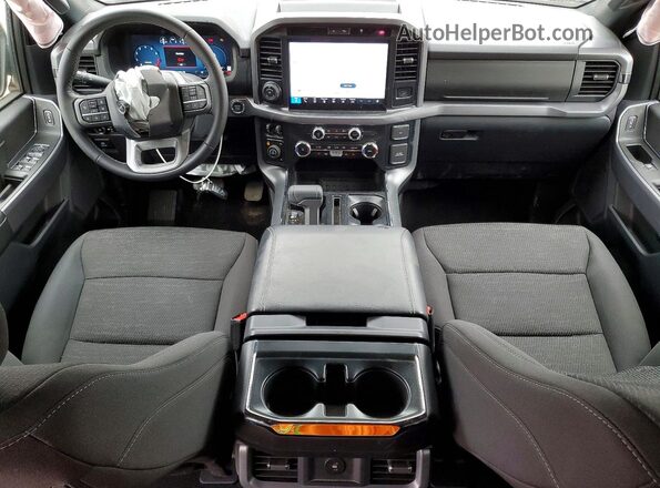 1FTFW3L50SKE64205 2025 FORD F150 Blue Dashboard view