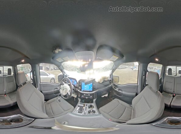 1FTFW3L51RKD61272 2024 FORD F150 White Панорамний вид салону 360°