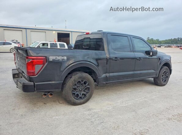 1FTFW3L52RKD91624 2024 FORD F150 Черный Задняя правая четверть