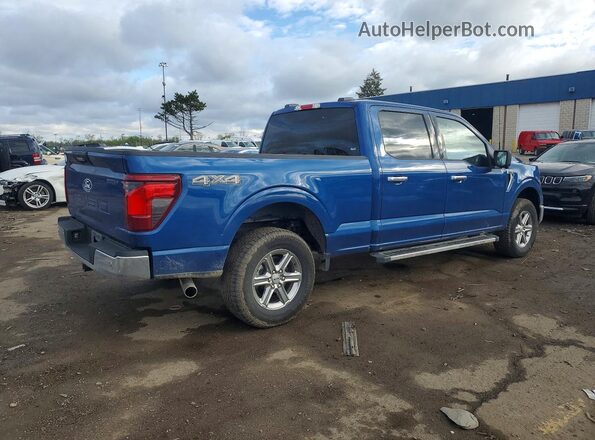 1FTFW3L53RKF44172 2024 FORD F150 Blue Tył prawy